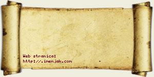 Isidor Blažić vizit kartica